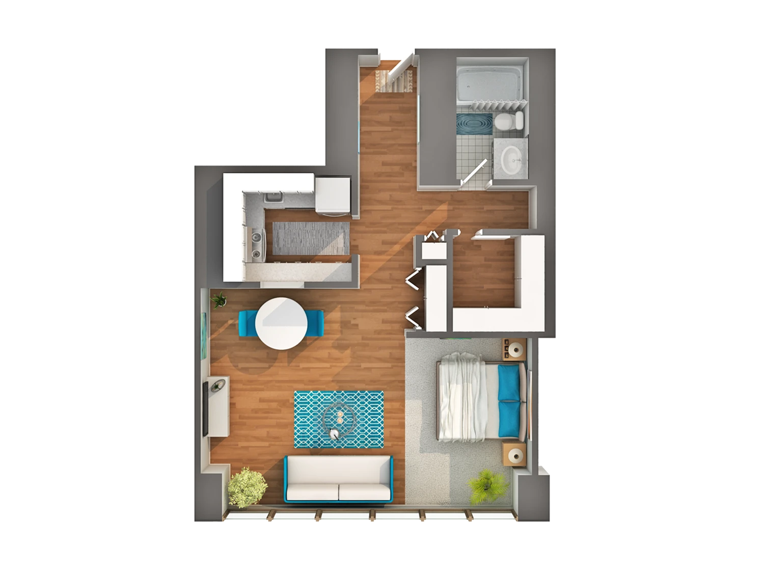 Unit 2504 floor plan