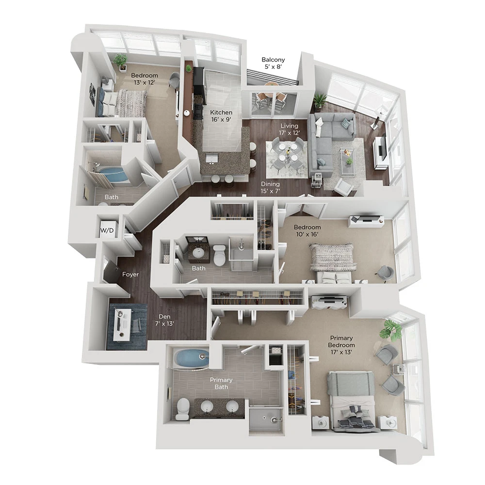 Unit 3309 floor plan