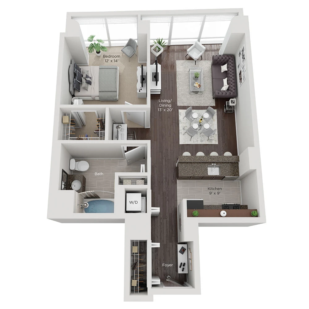 Unit 2212 floor plan