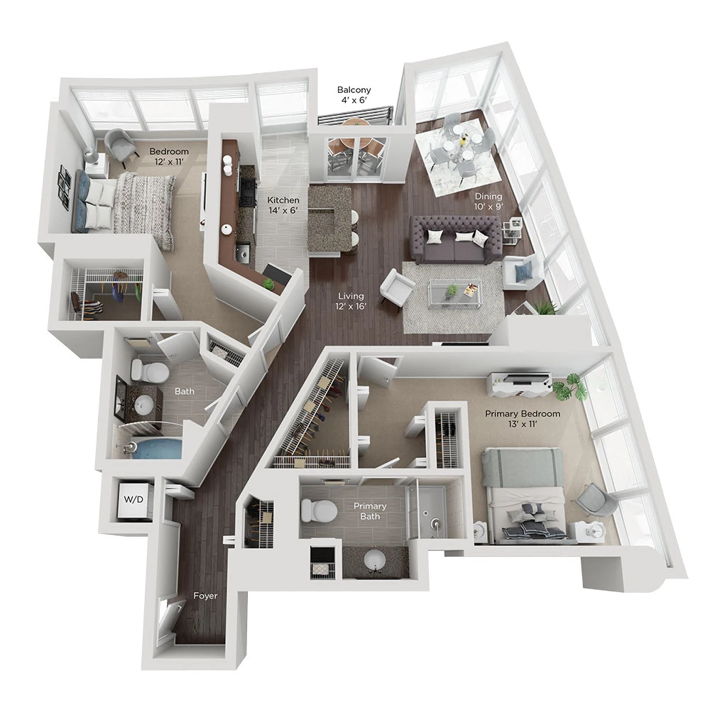 Unit 0303 floor plan