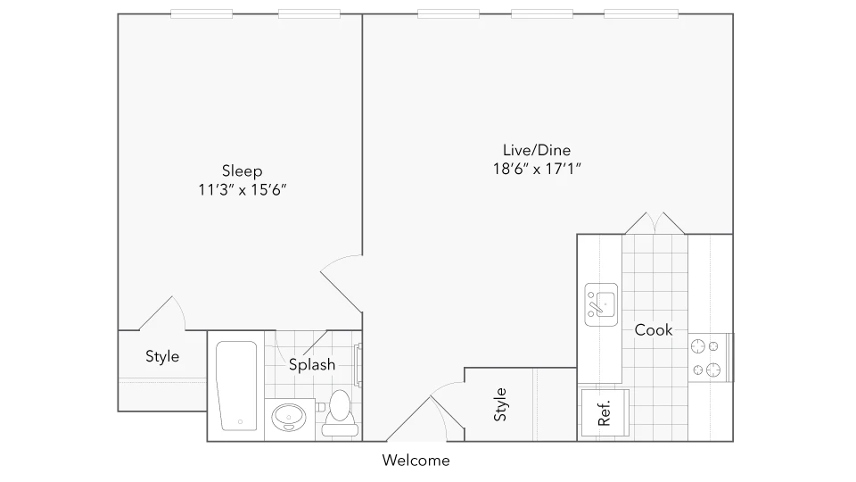 Unit 1204 floor plan