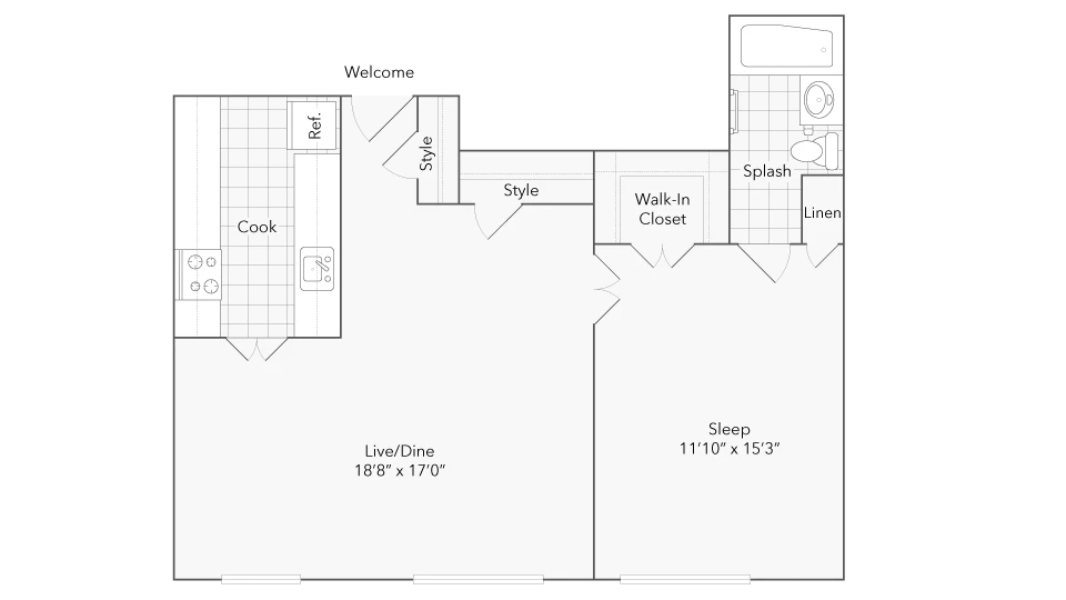 Unit 1402 floor plan