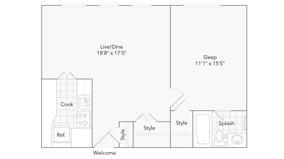 Unit 401 floor plan