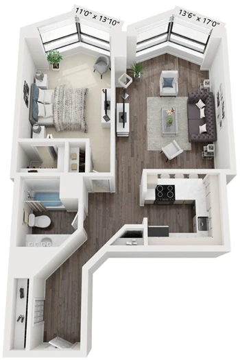 Unit 0715 floor plan