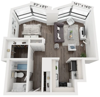 Unit 1005 floor plan