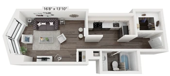 Unit 1214 floor plan