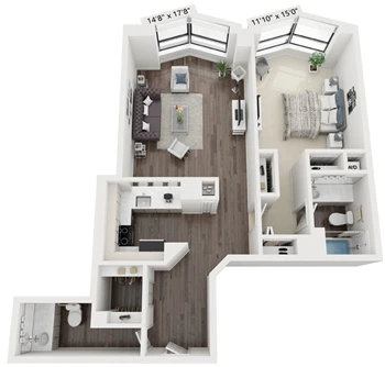 Unit 4508 floor plan