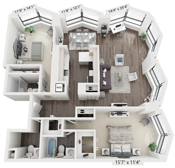 Unit 5303 floor plan