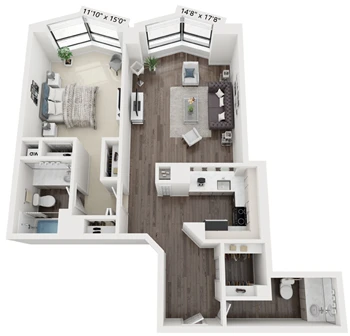 Unit 2605 floor plan