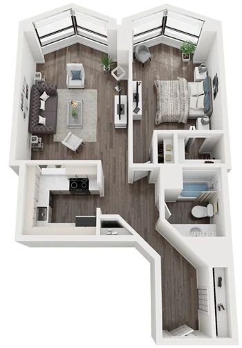 Unit 1801 floor plan