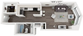Unit 0502 floor plan