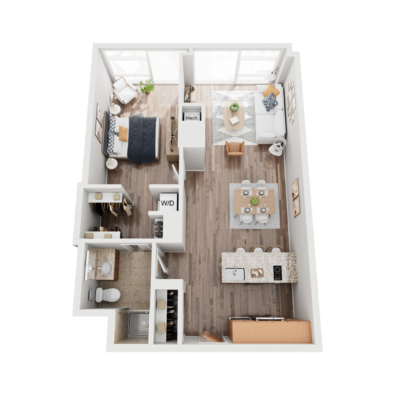 Unit 1803 floor plan