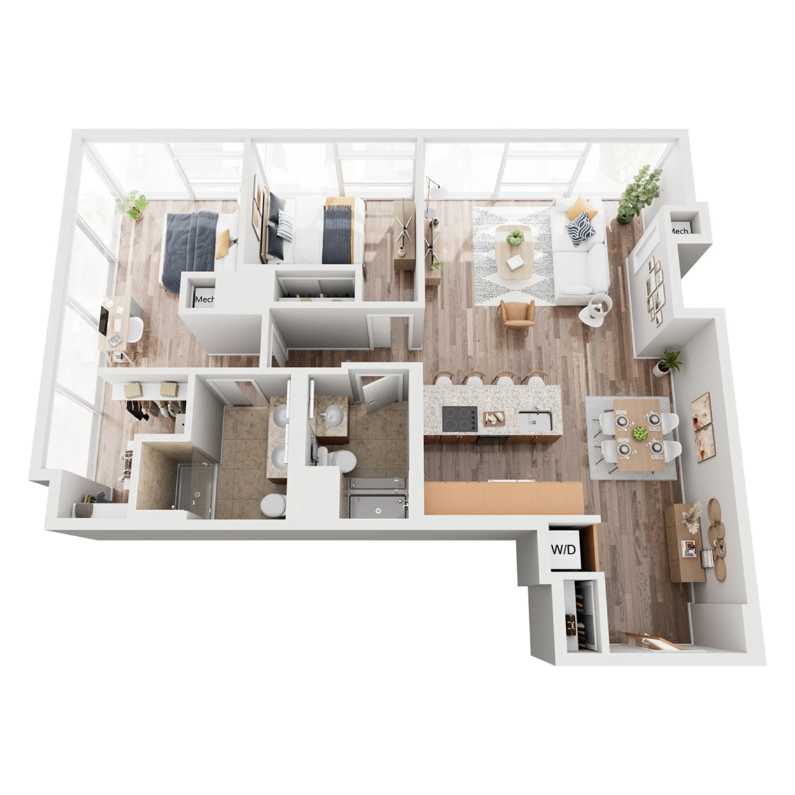 Unit 2605 floor plan