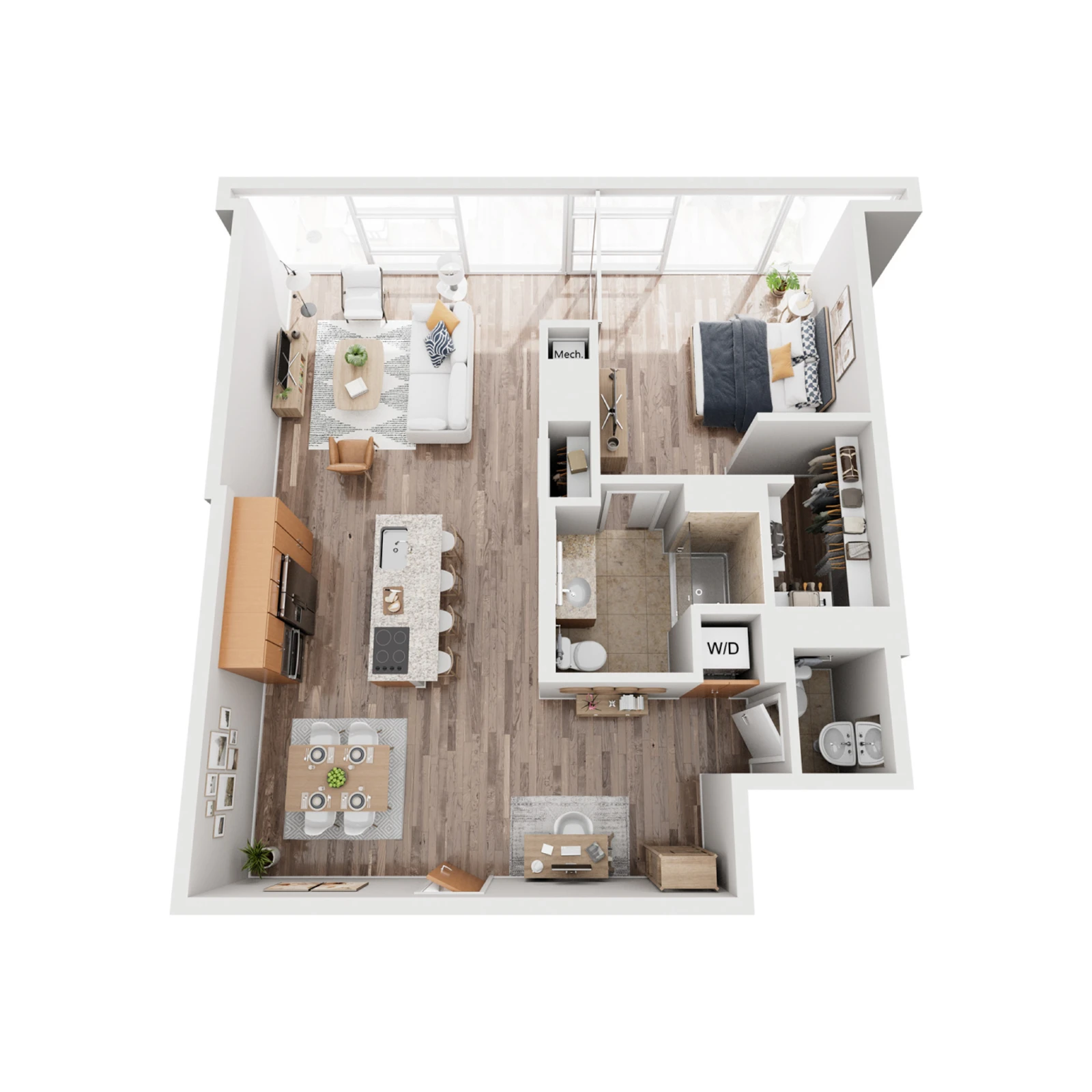 Unit 1804 floor plan