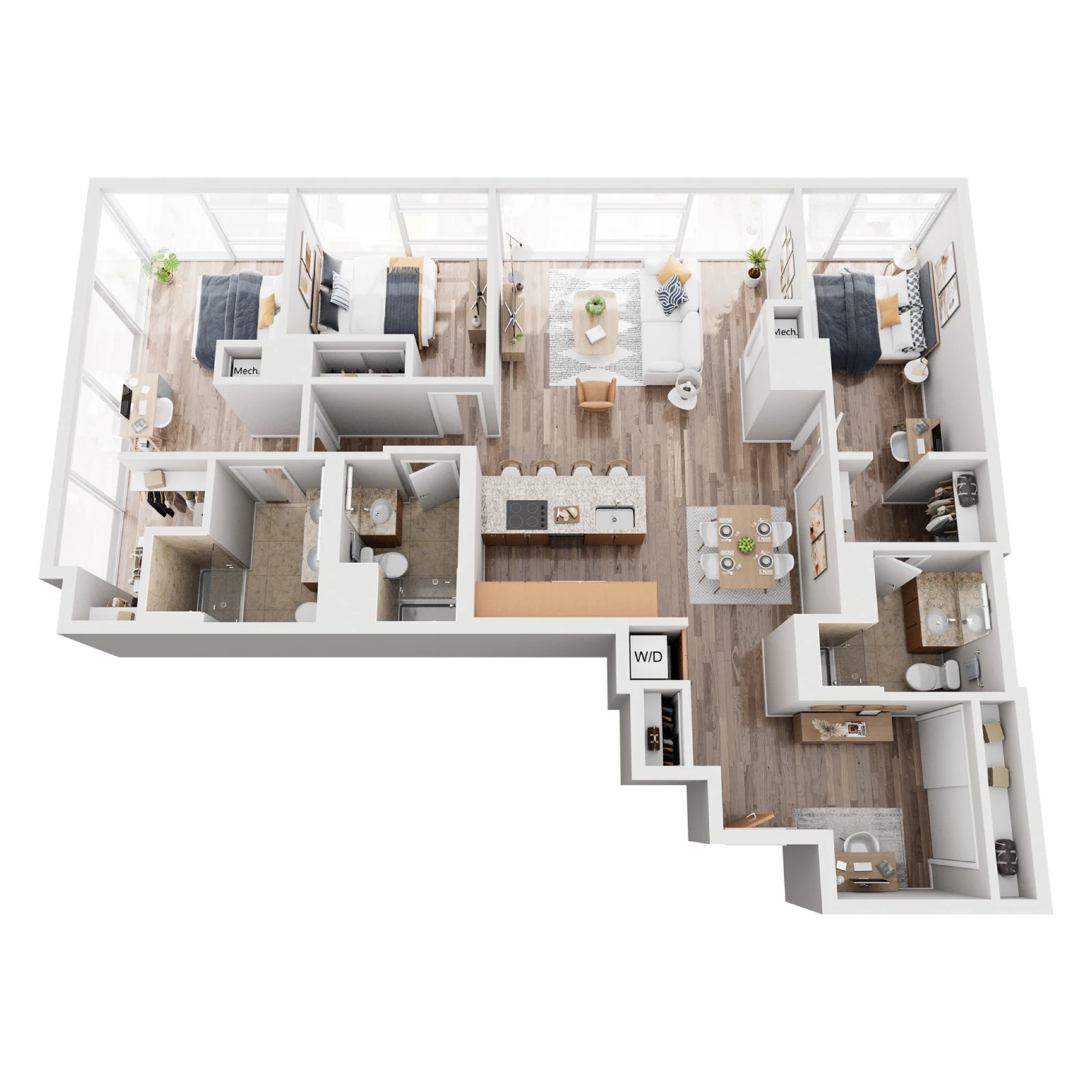 Unit 4005 floor plan