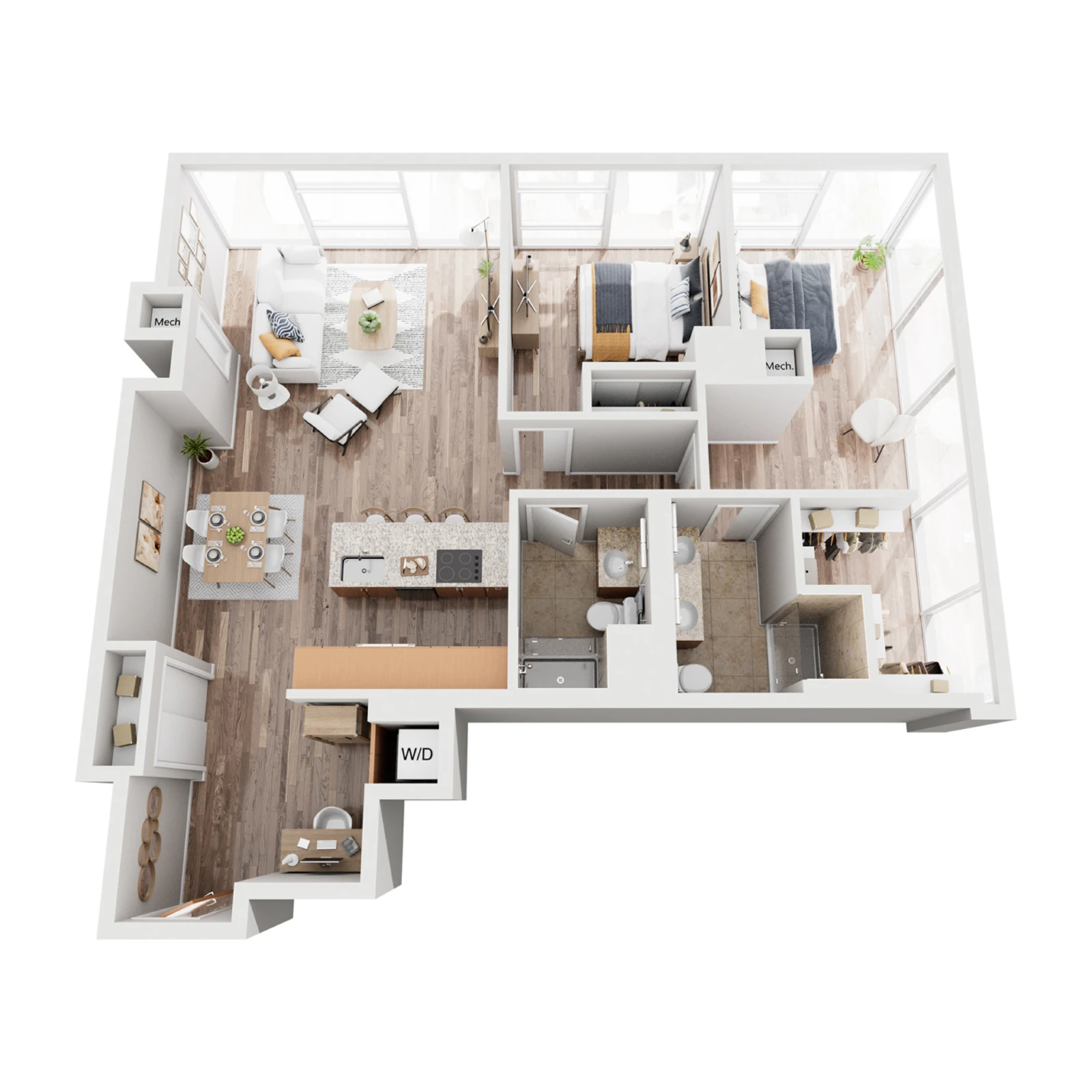 Unit 1301 floor plan