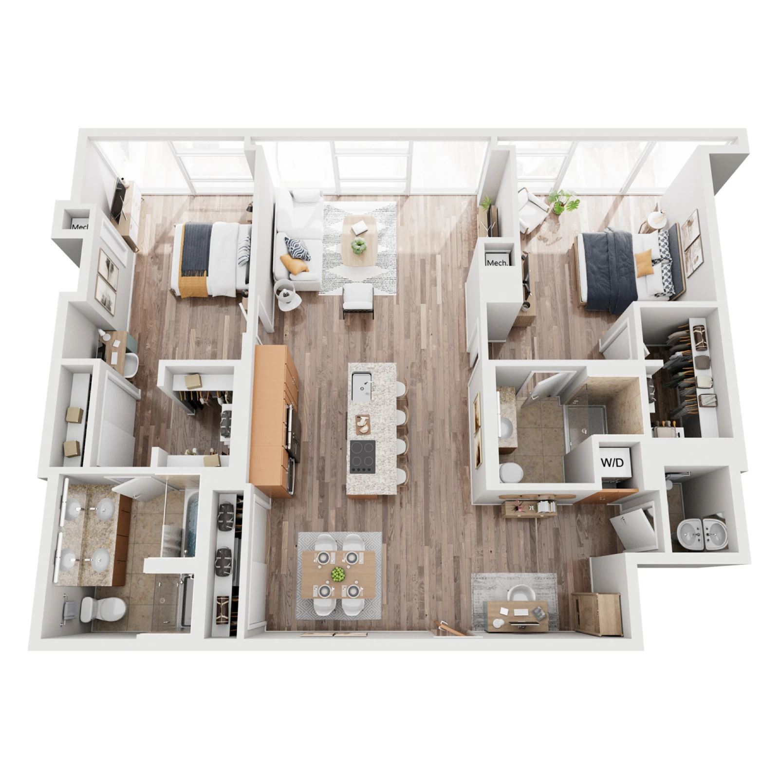 Unit 3410 floor plan
