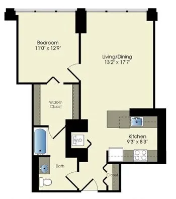 Unit 1902 floor plan