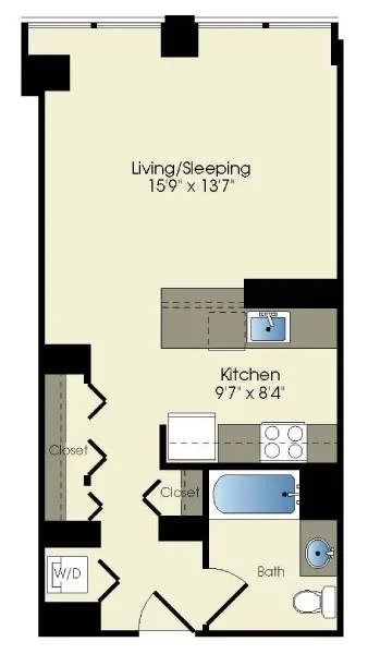 Unit 4308 floor plan