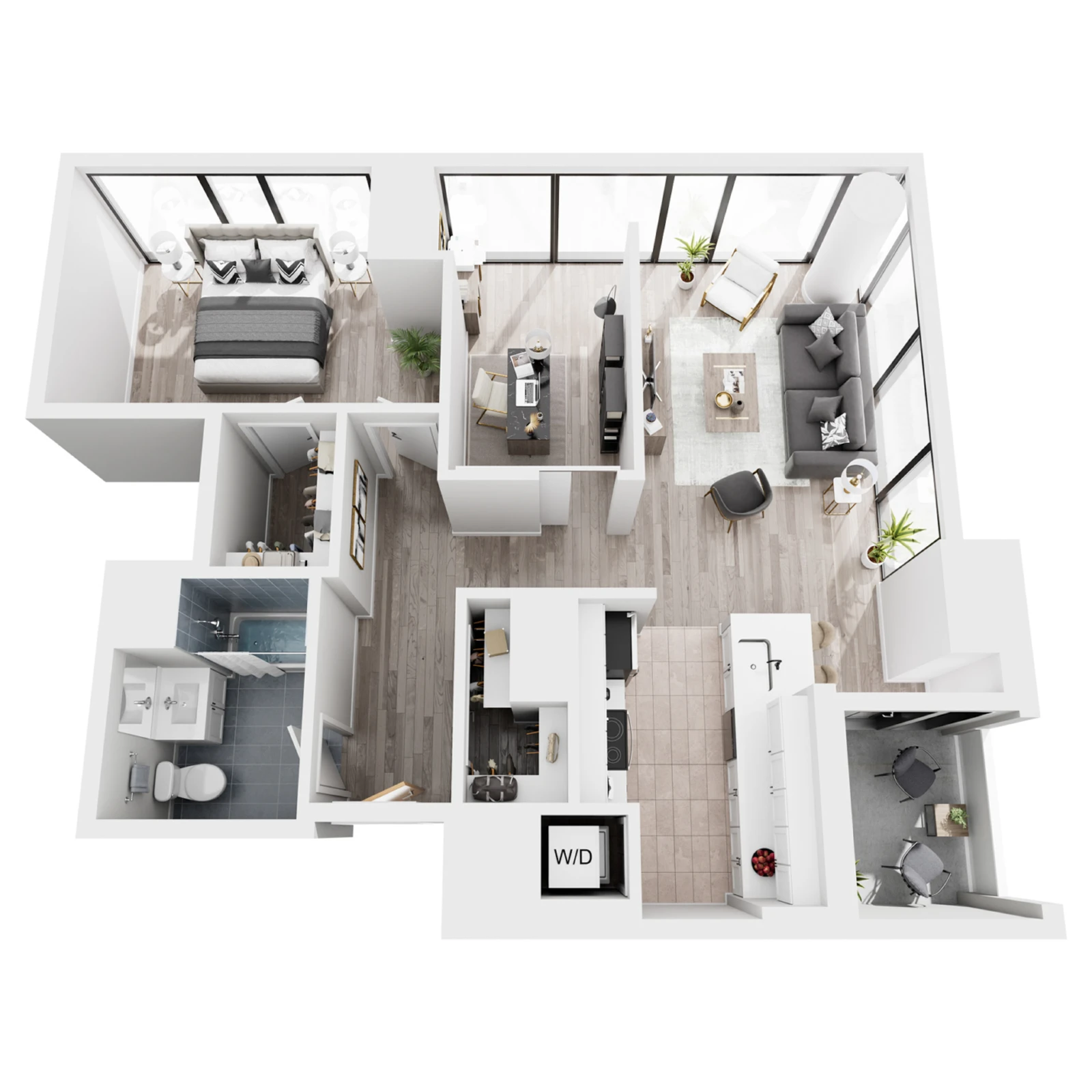 Unit 1608 floor plan