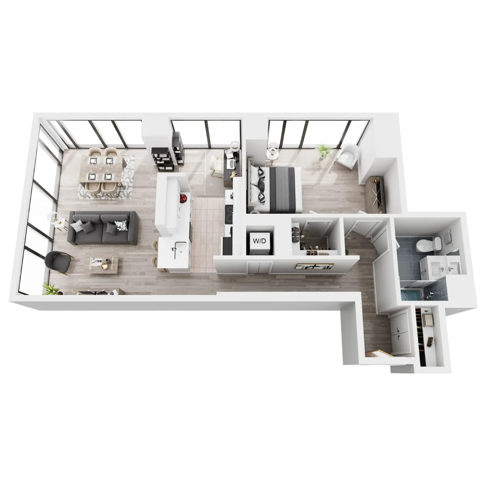 Unit 1907 floor plan