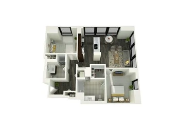 Unit 1209 floor plan