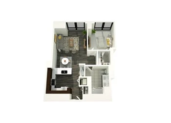 Unit 2001 floor plan