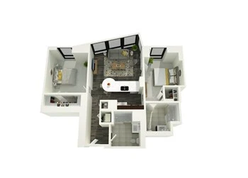 Unit 3507 floor plan