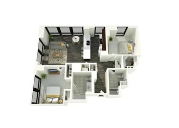 Unit 2504 floor plan