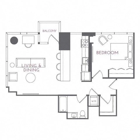Unit 0901 floor plan