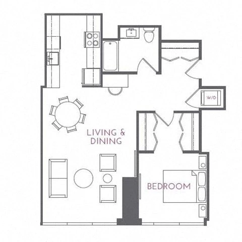 Unit 2508 floor plan