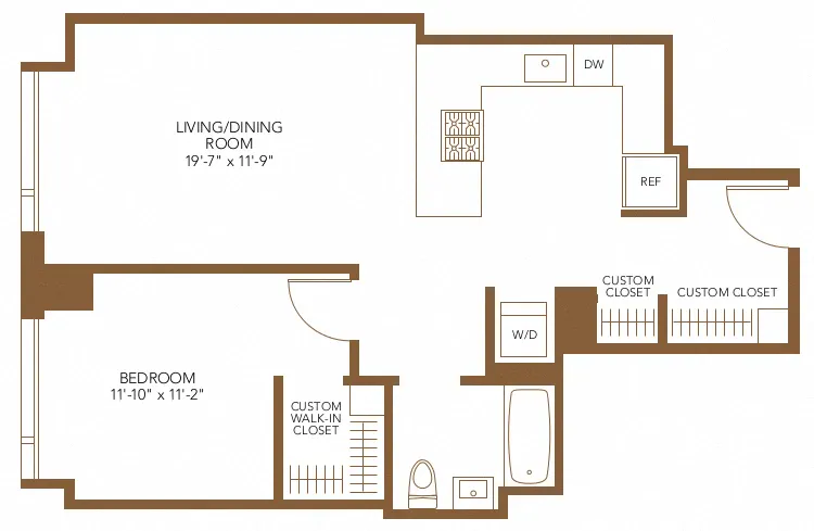 Unit 4206 floor plan