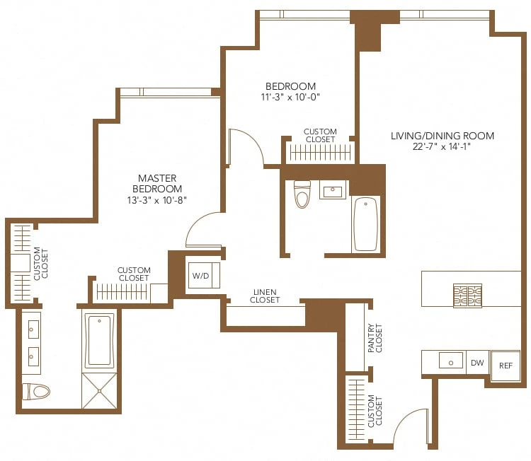 Unit 5604 floor plan