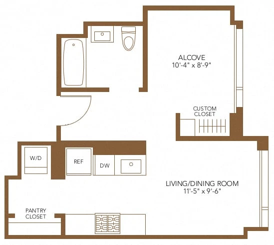Unit 4609 floor plan