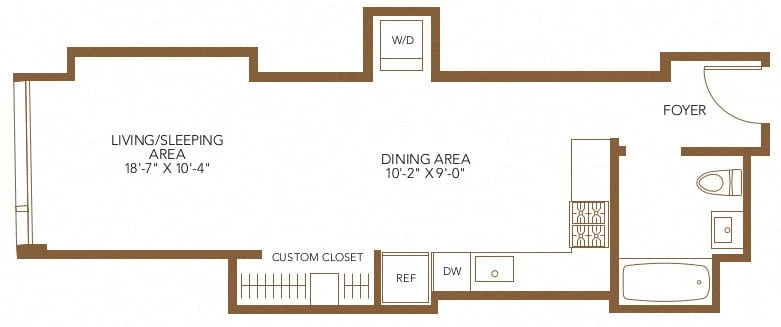 Unit 1905 floor plan