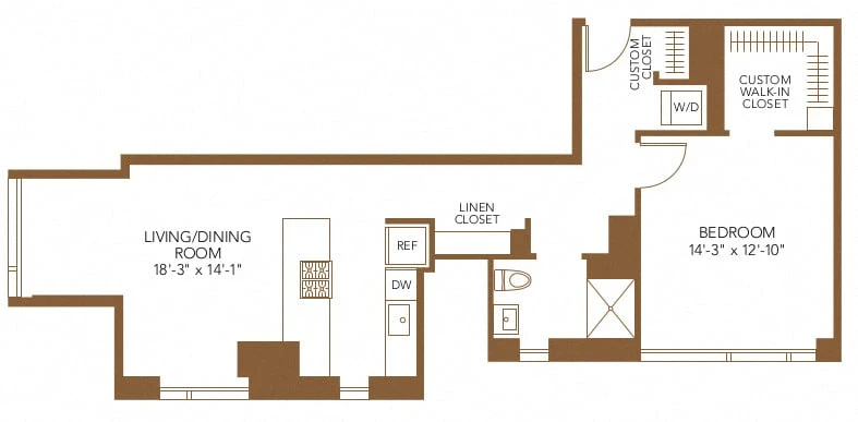 Unit 2401 floor plan