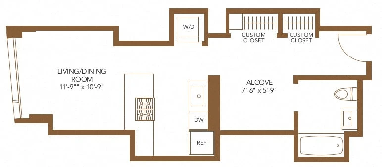 Unit 2703 floor plan