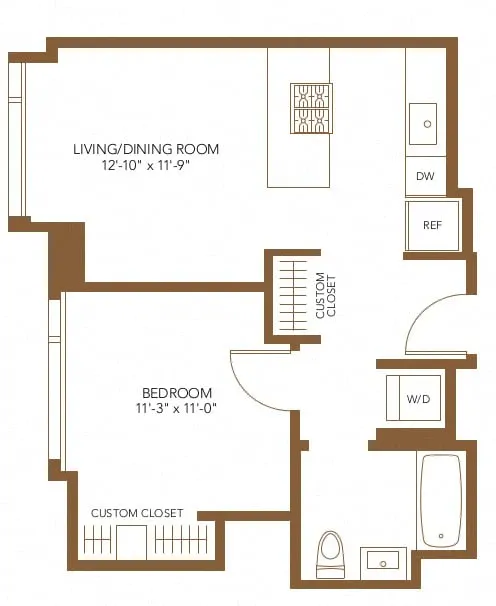 Unit 4603 floor plan