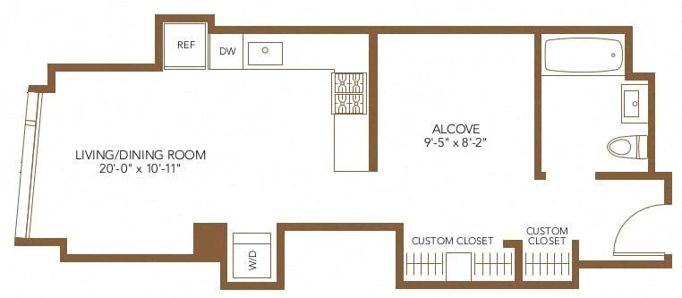 Unit 1908 floor plan