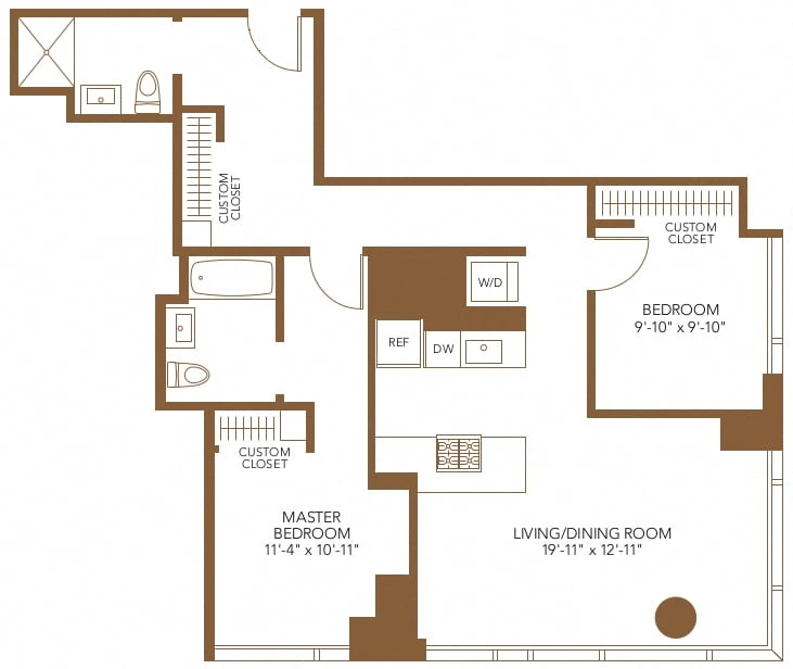 Unit 3710 floor plan