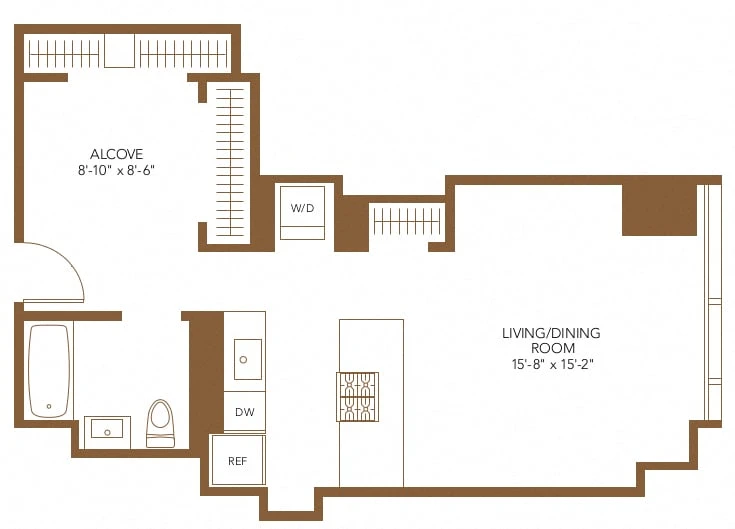 Unit 2711 floor plan