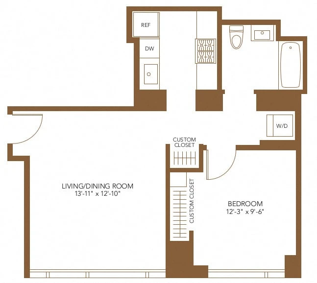 Unit 3301 floor plan