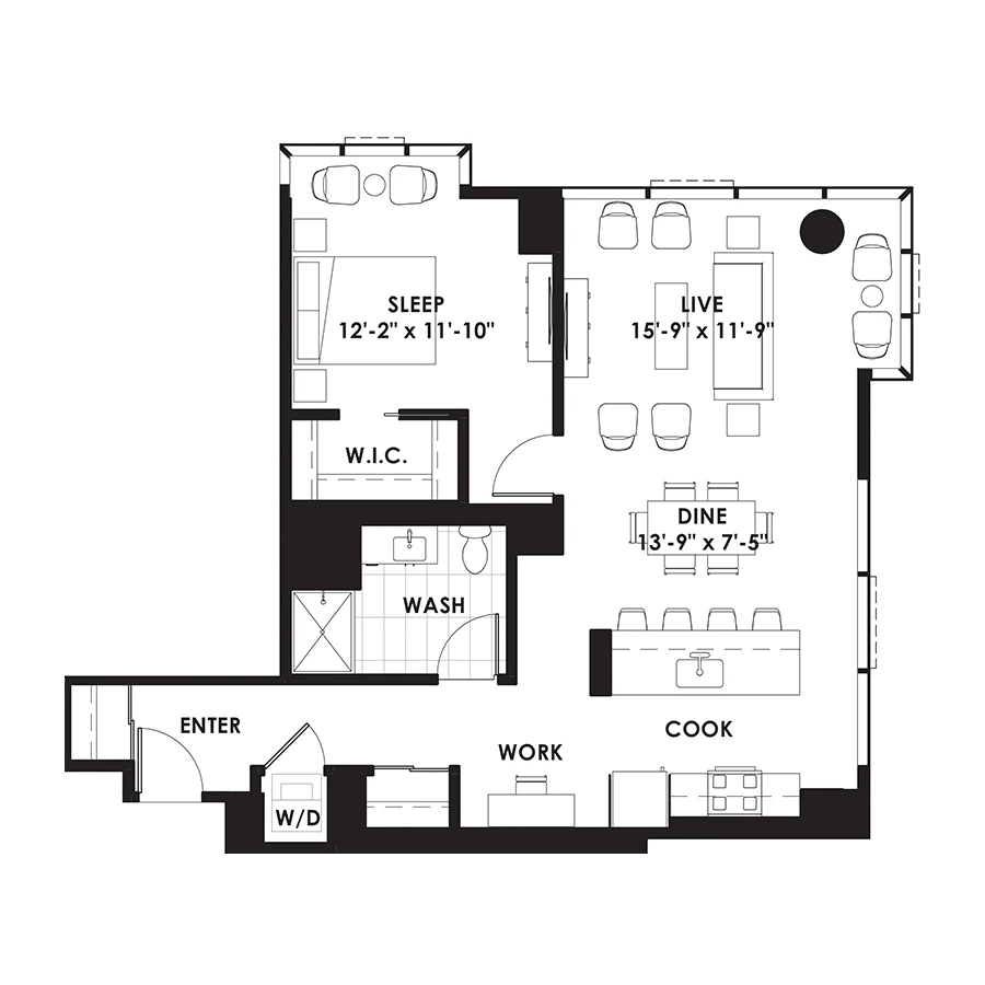 Unit 901 floor plan
