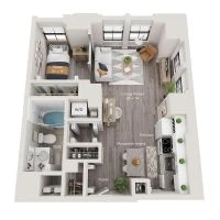 Unit 2301  floor plan