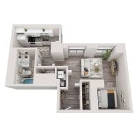 Unit 1409  floor plan