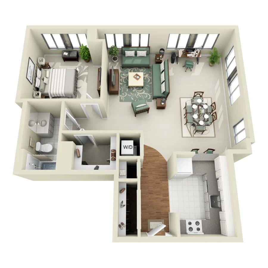 Unit 3105 floor plan