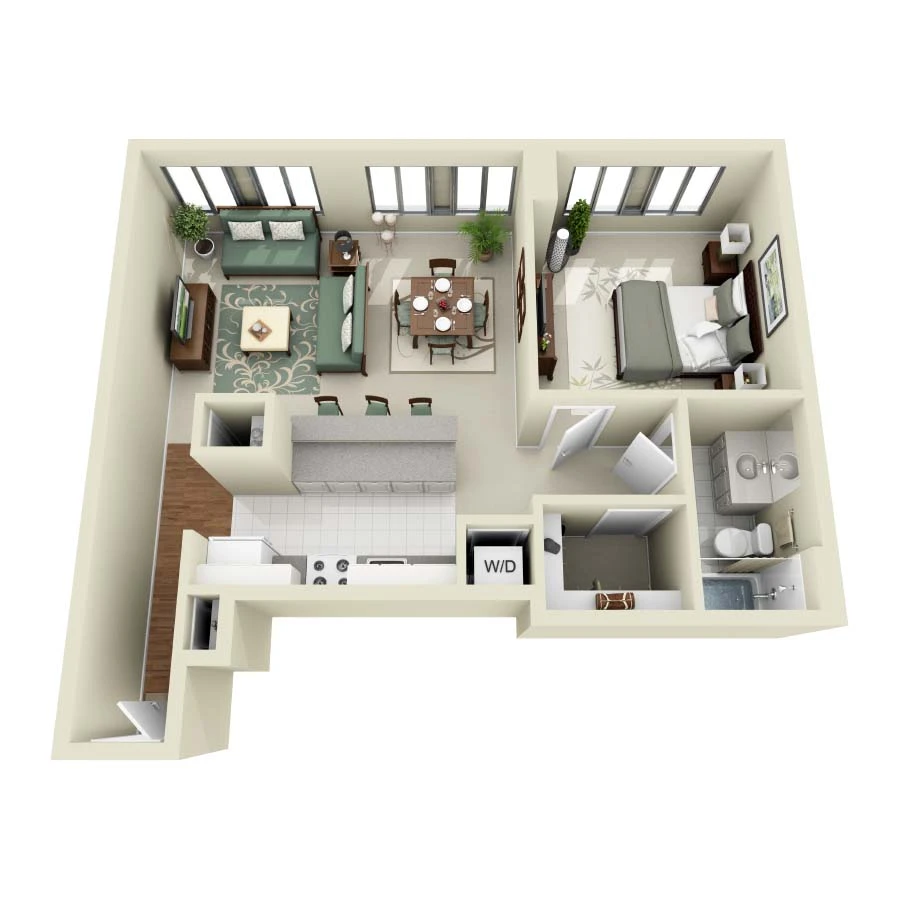Unit 2004 floor plan