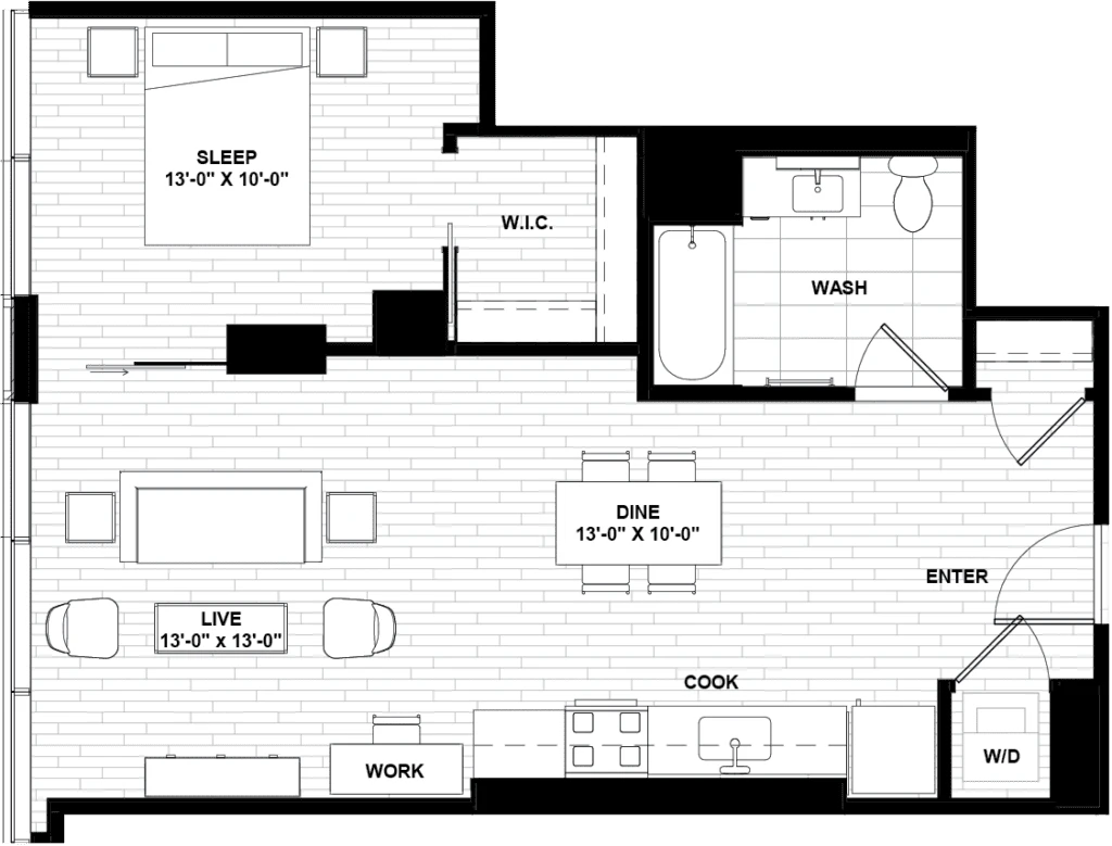 Unit 1108 floor plan
