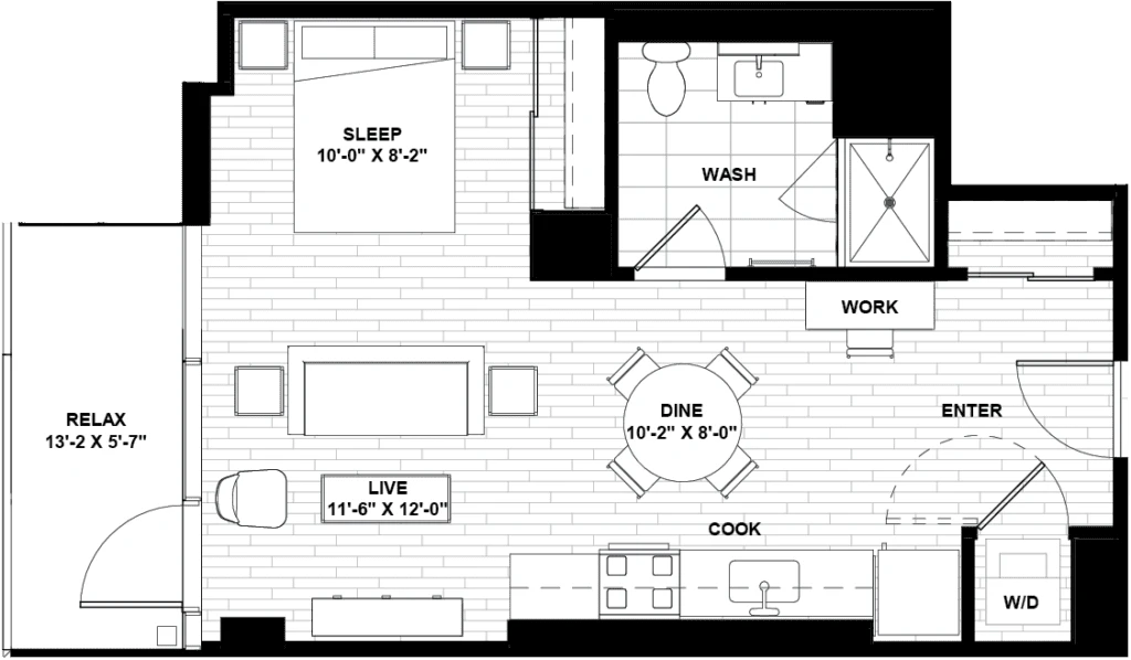 Unit 0904 floor plan