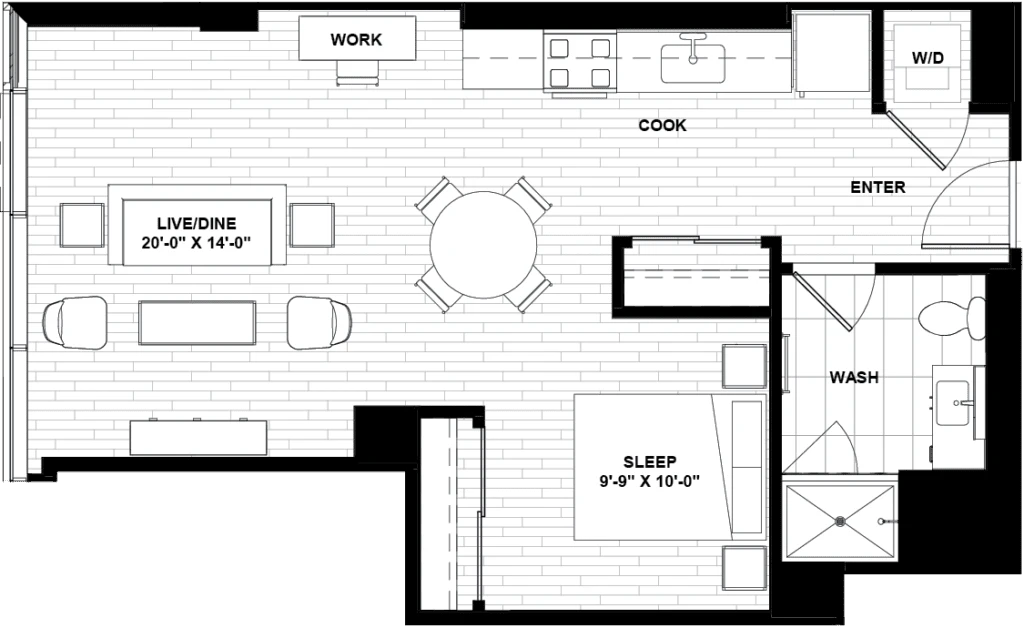 Unit 0406 floor plan